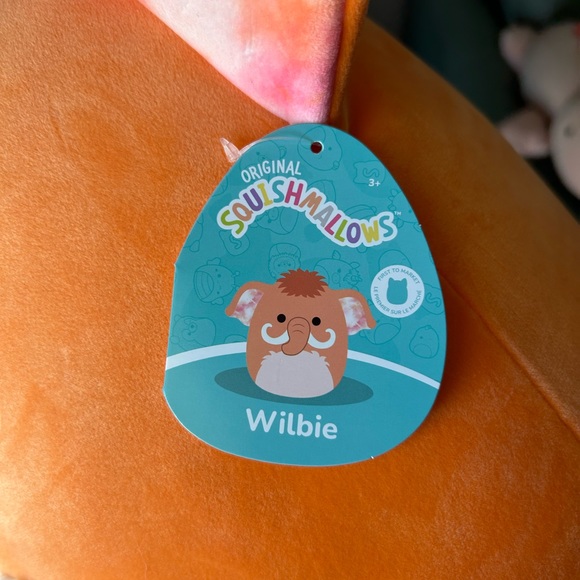 NWT FTM Willby the orange mammoth squishmallow 16in - Picture 4 of 6